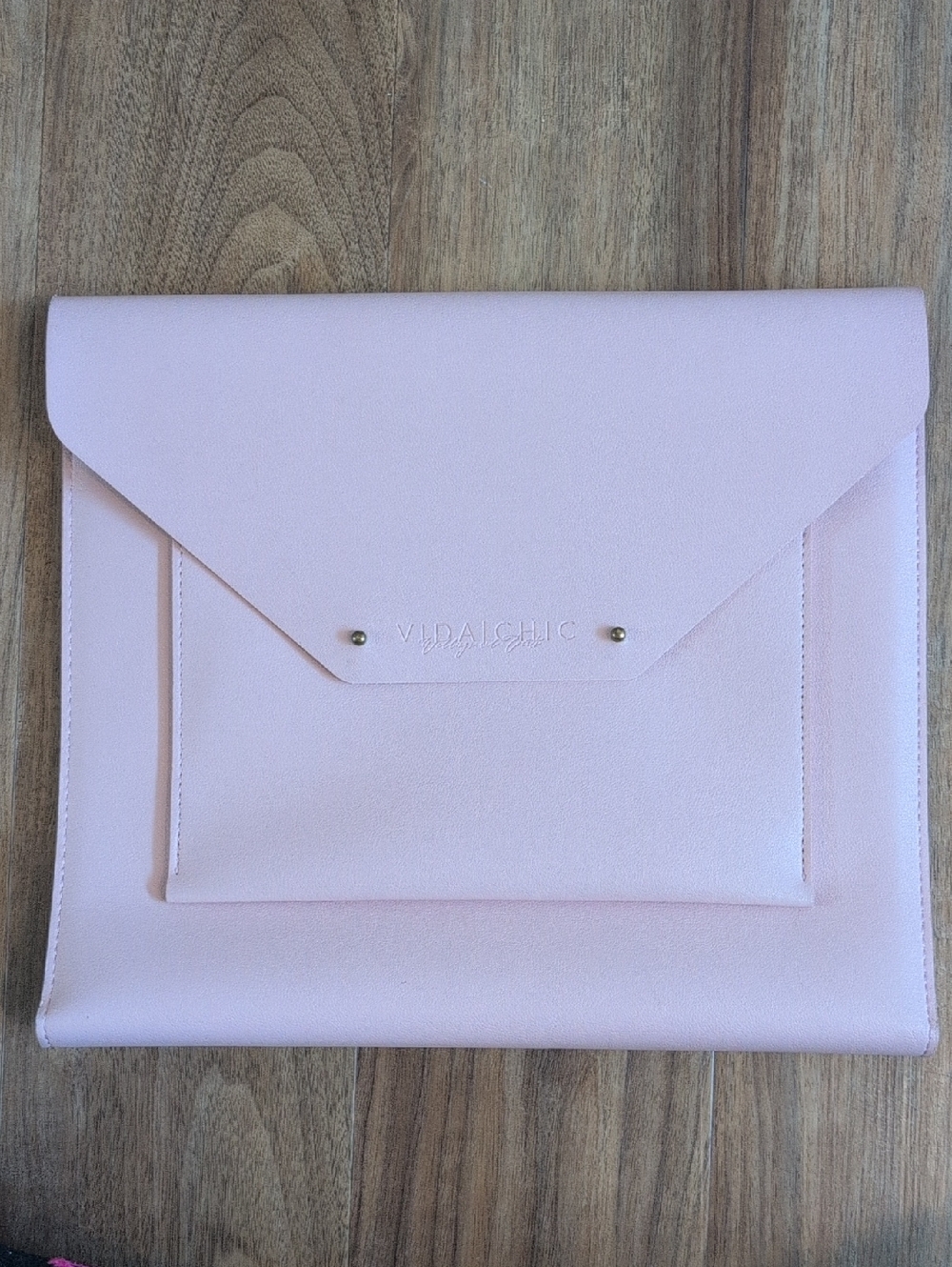 12x12 Vida Chic Pink Envelope Clutch Folio